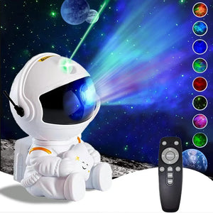 Astronauta projetor da galáxia e luz da noite nebulosa - Led para o quarto e casa decorativa